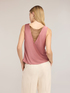 Top in raso con catenine sul retro image number 1
