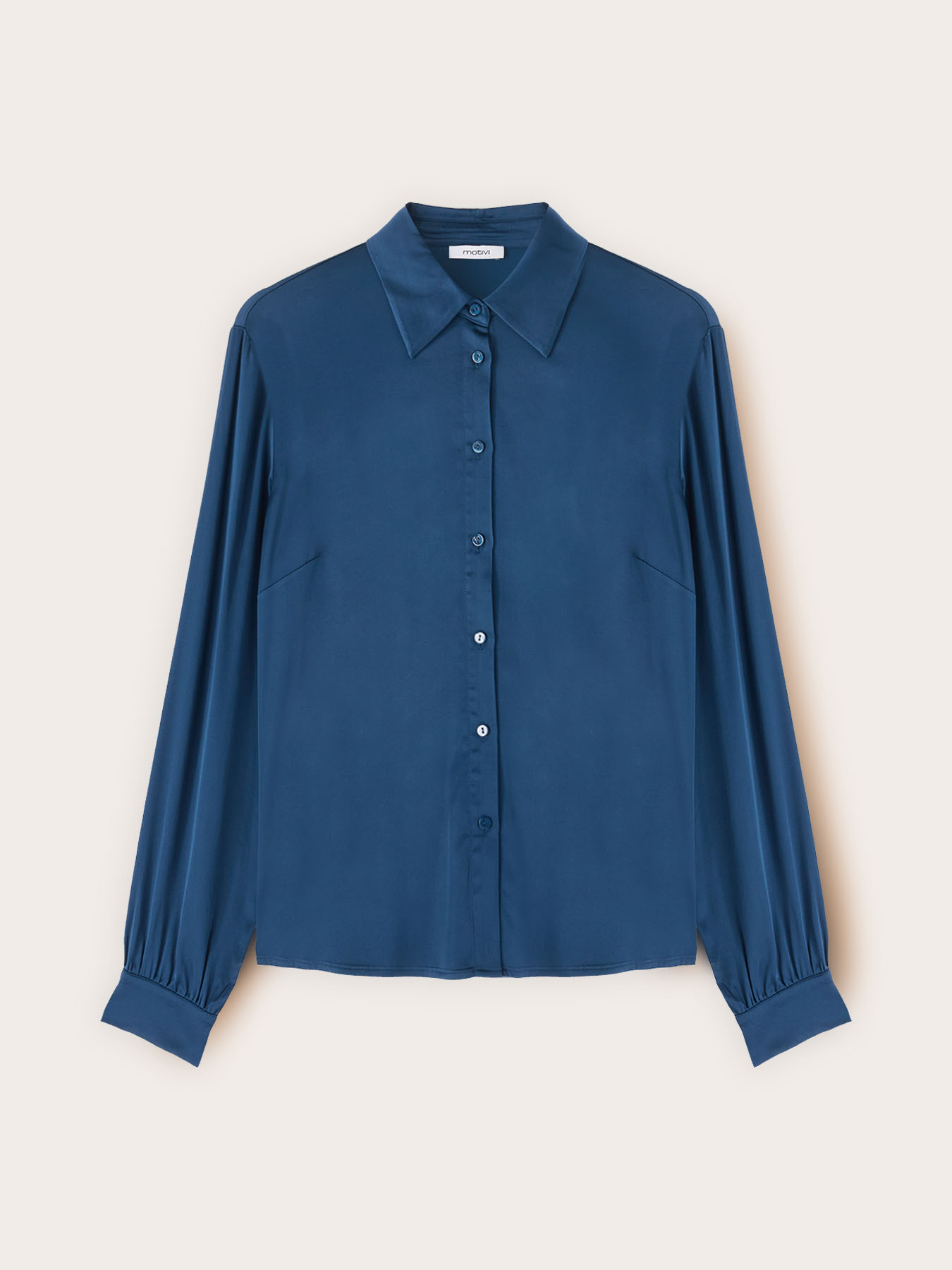 Camicia in raso image number 3