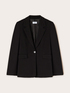 Giacca blazer monopetto in punto milano image number 4