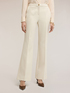 Pantaloni flare in tessuto armaturato image number 2