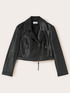 Giacca chiodo con zip asimmetrica image number 4