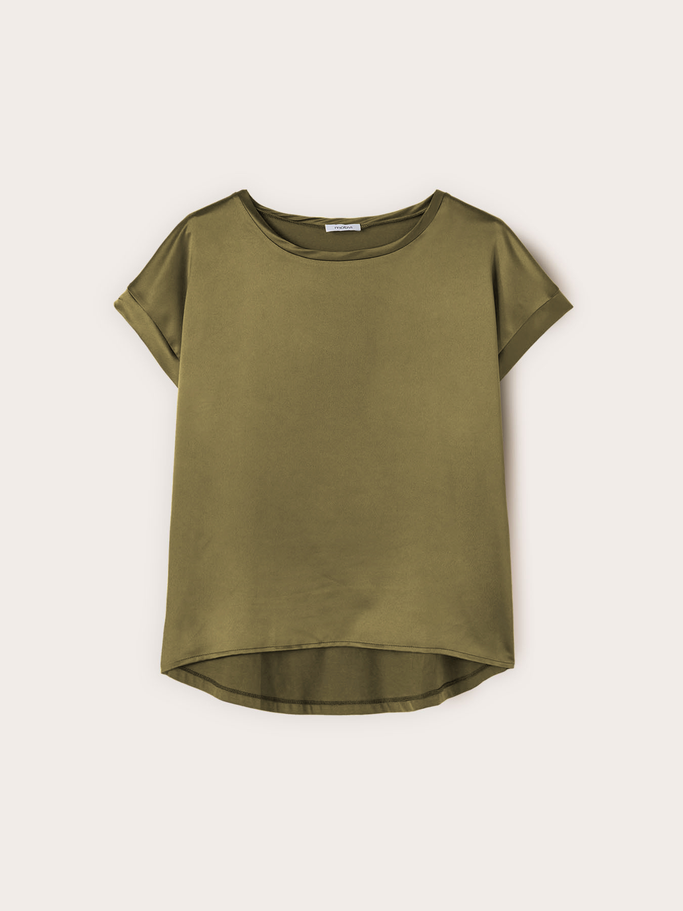 T-shirt bimaterica misto cotone image number 3