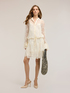 Vestito chemisier in tulle ricamato image number 3