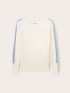 Maglia over con inserti traforati sulle maniche image number 4