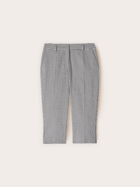 Pantaloni capri fantasia vichy