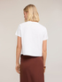 T-shirt con ricamo di paillettes image number 1