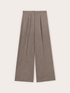 Pantaloni palazzo in tinto filo image number 4