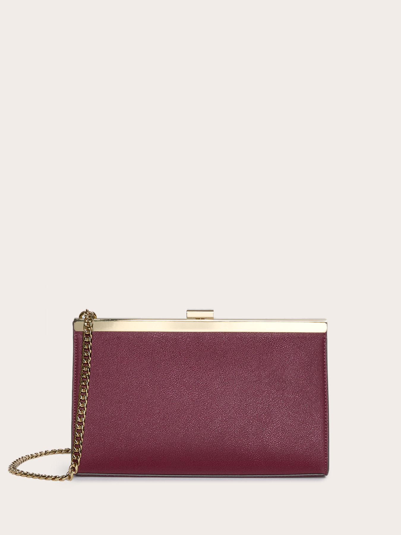 Clutch rigida laminata con tracolla a catena image number 1