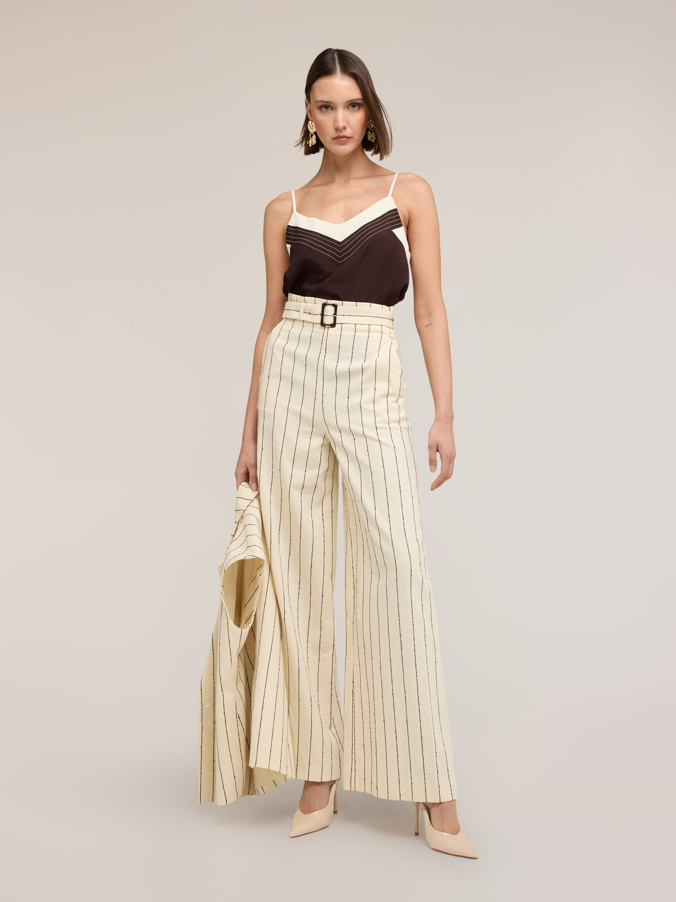 Top in cr&ecirc;pe de chine The Tailoring Lab image number 2