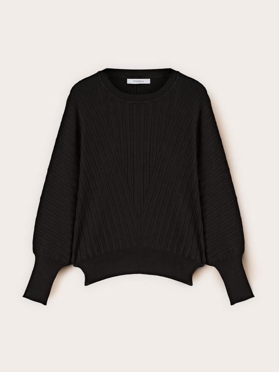Maglia oversize pliss&eacute;