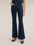Jeans flare push-up in denim image number 0