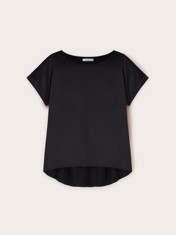 T-shirt bimaterica