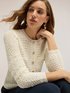 Cardigan in maglia traforata image number 3