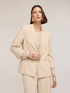 Blazer monopetto in tencel con pizzo image number 0