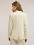 Blazer doppiopetto gessato in misto cotone image number 1