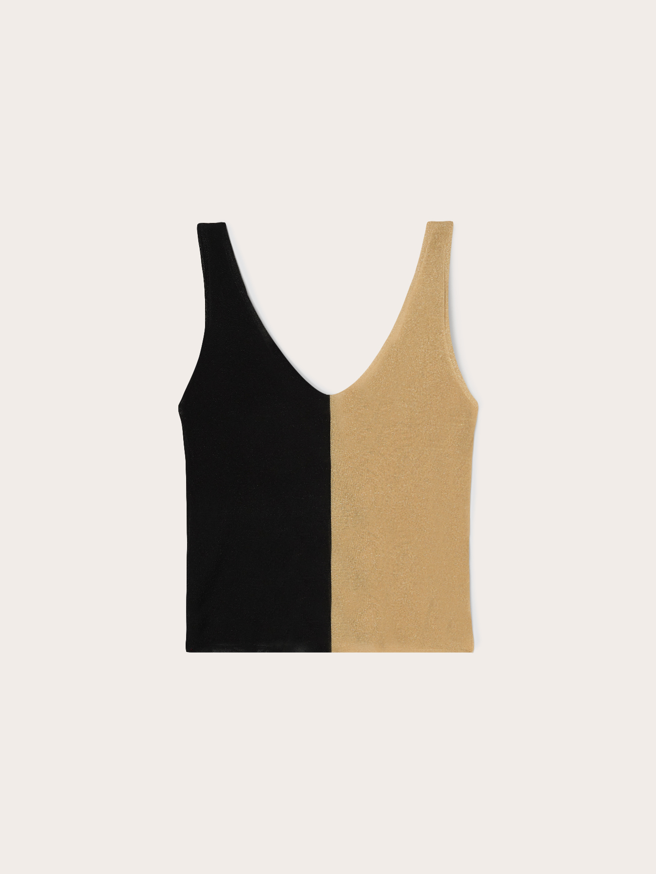 Top in maglia lurex con dettaglio nodo image number 4