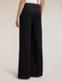 Jeans palazzo gessati in denim image number 1