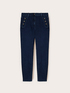 Jeans skinny con bottoni decorativi image number 4