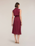 Vestito chemisier in twill con cintura image number 1