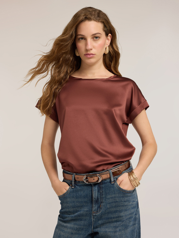 T-shirt bimaterica