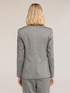 Blazer doppiopetto gessato in misto lino image number 1