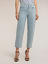 Jeans regular boyfit con laminatura image number 2