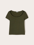 T-shirt con motivi cut-out image number 4