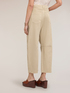 Pantaloni balloon in drill di cotone image number 1