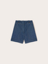 Shorts a vita alta in denim image number 3