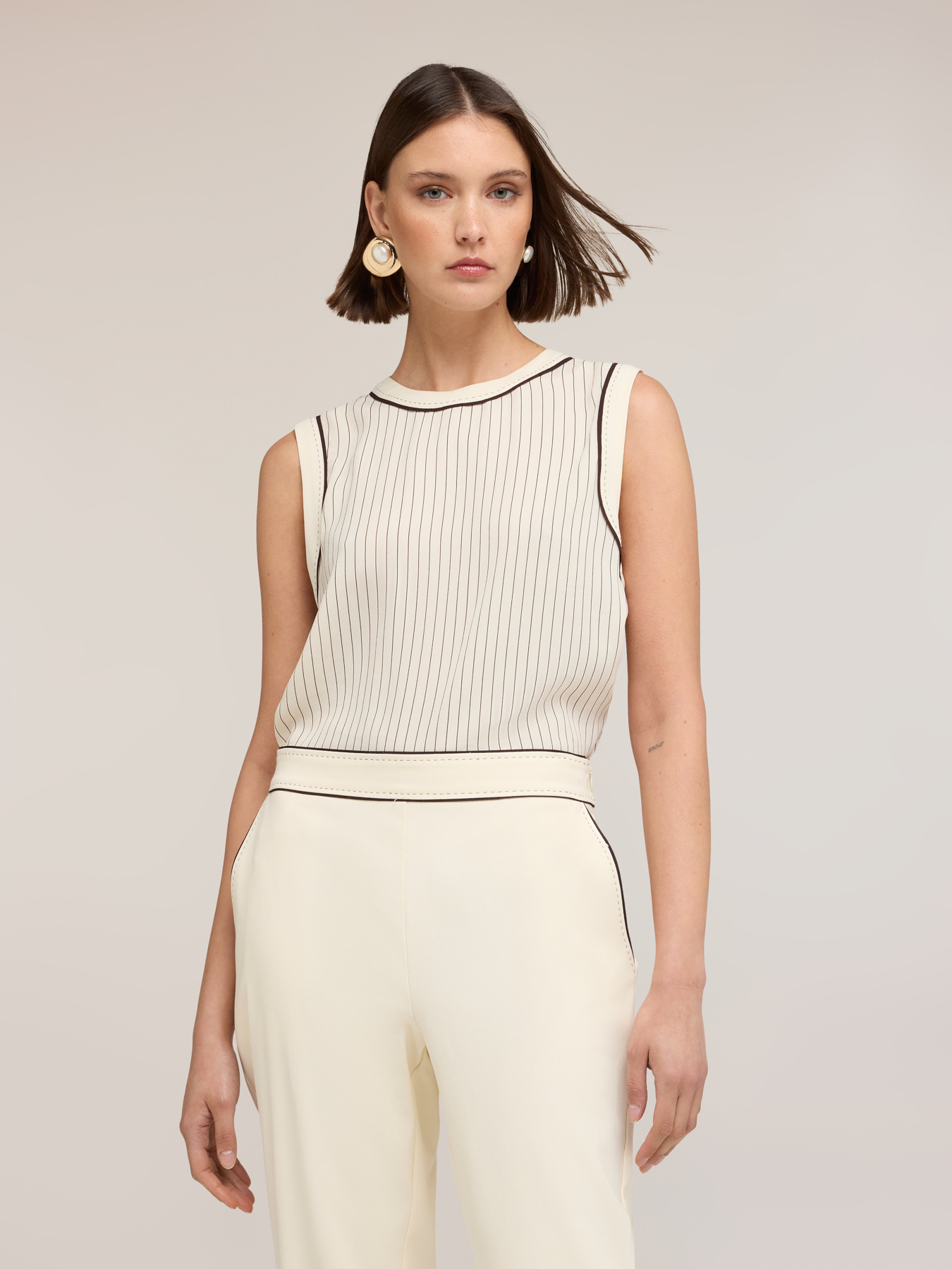 Top a righe The Tailoring Lab image number 2