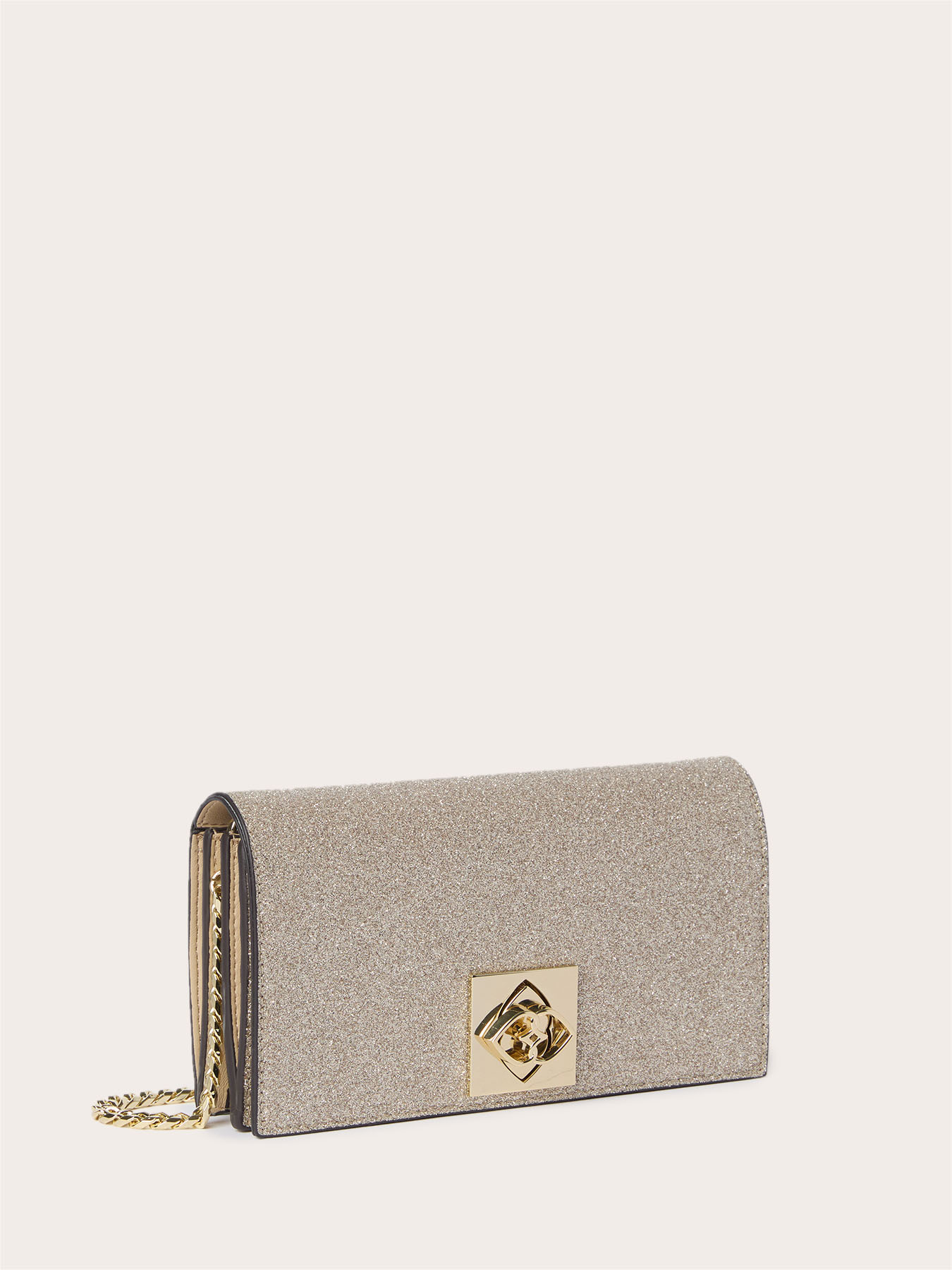 Wallet Bag in tessuto lurex image number 1