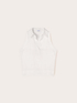 Top in ramie con scollo a V image number 4
