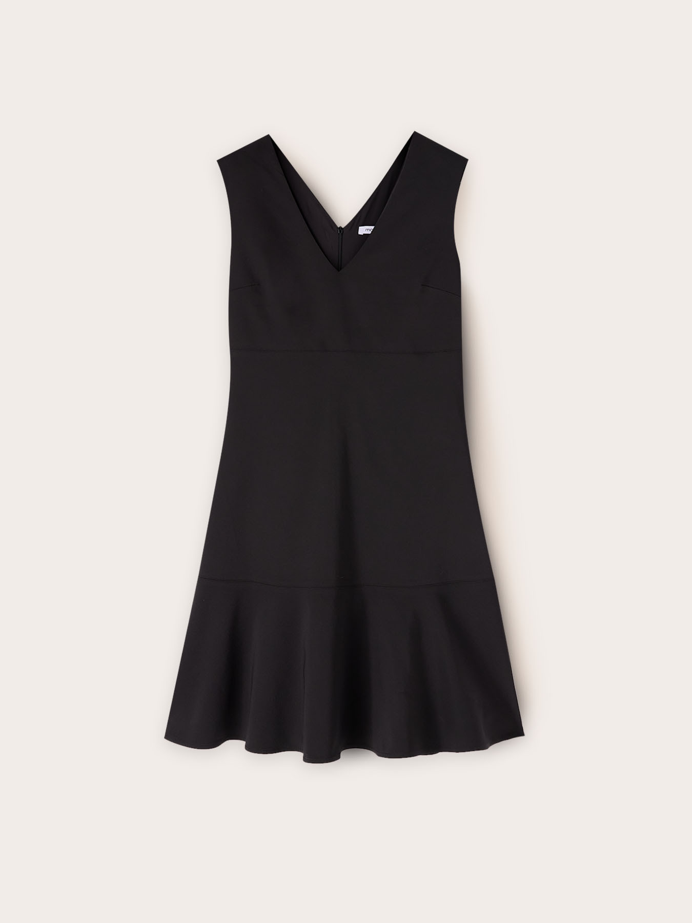 Vestito flare con scollo a V image number 4