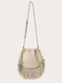 Borsa a tracolla con frange image number 1
