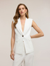 Gilet sartoriale in misto lino image number 2