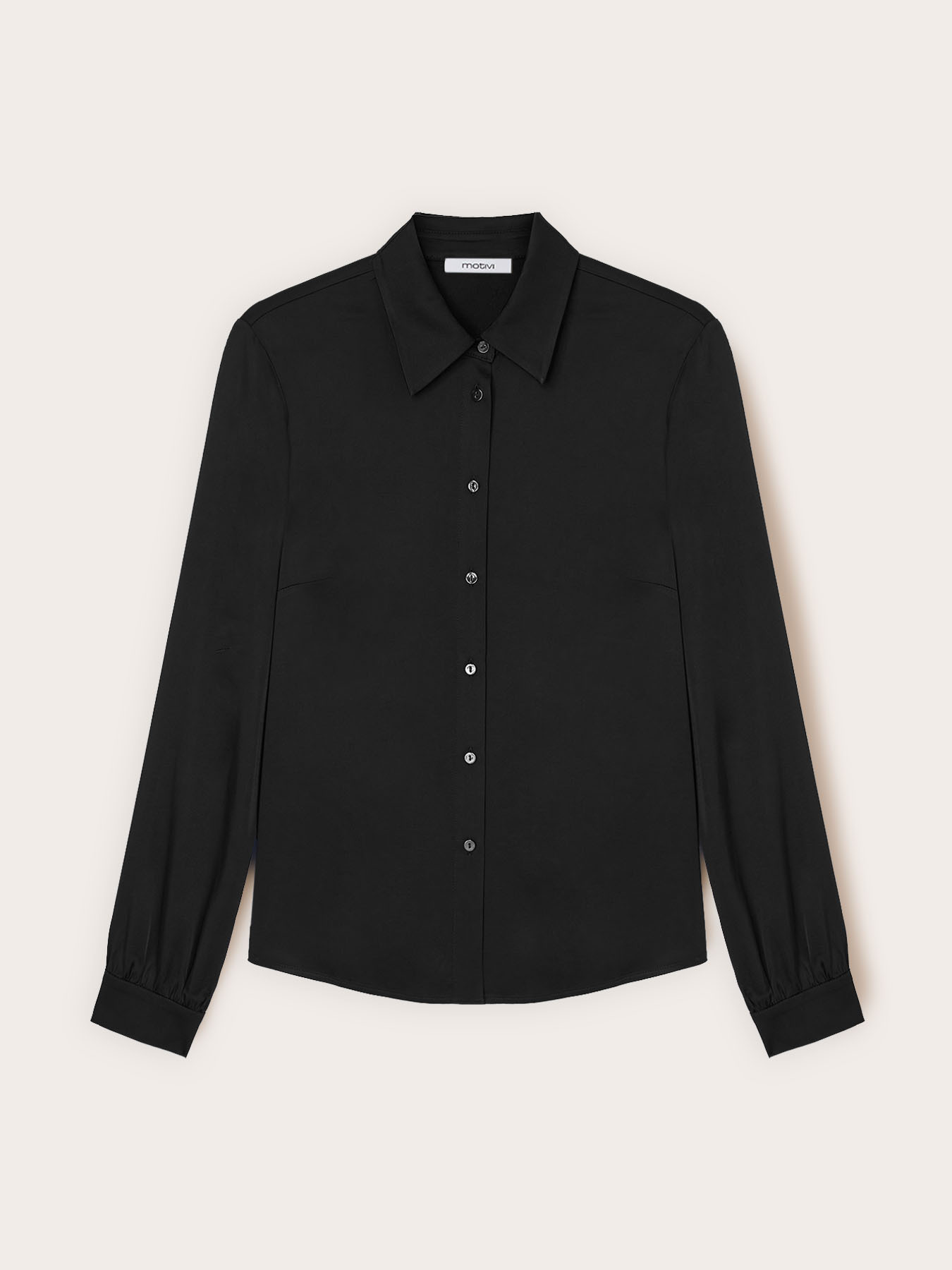 Camicia in raso di viscosa image number 3