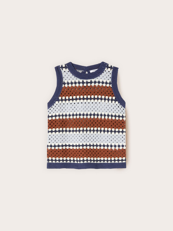 Maglia in maglia crochet