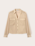 Camicia in georgette con dettagli military image number 4