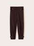 Pantaloni in poliviscosa con cinturini image number 4