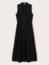 Vestito chemisier lungo in popeline image number 4