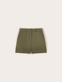 Shorts a vita alta in cotone image number 4