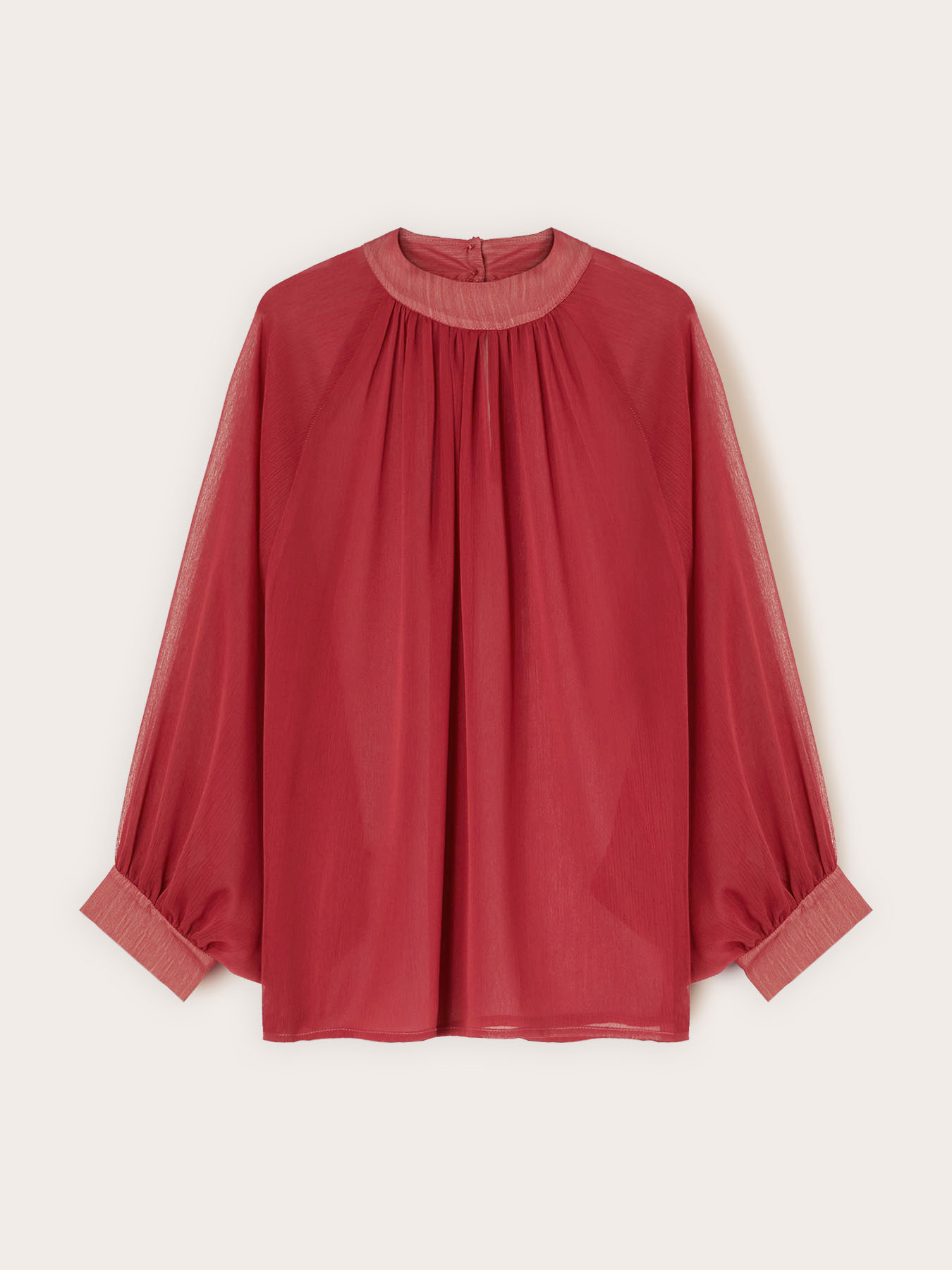 Blusa in georgette image number 4