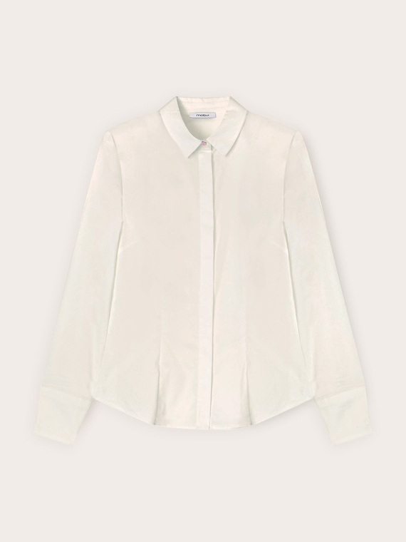 Camicia in popeline di misto cotone