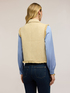 Gilet in boucl&eacute; con frange image number 1