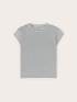 T-shirt a righe in jersey di cotone image number 4