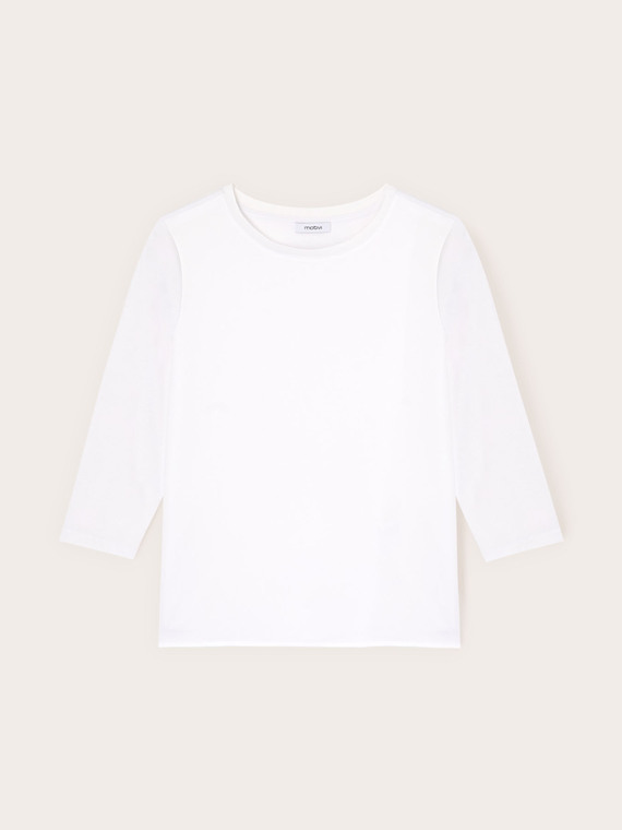 T-shirt bimaterica