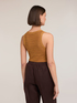 Top in maglia con bordi in paillettes image number 1