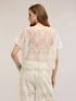 Blusa in pizzo con ricami image number 1