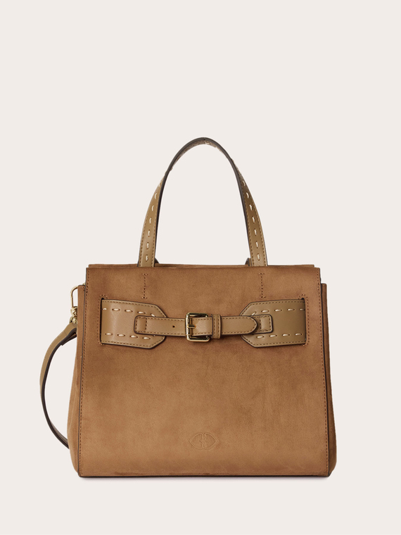 Borsa bauletto con fibbia