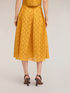 Gonna a pieghe in pizzo macram&eacute; image number 1